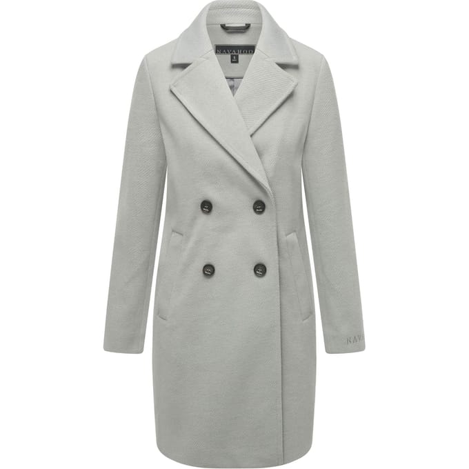 Navahoo Frostjuwel dames overgangsmantel met elegante strependetails