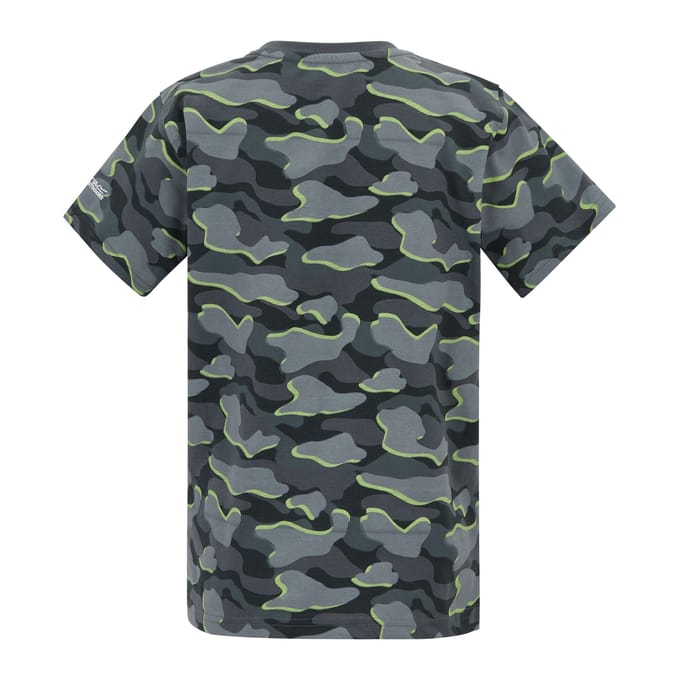 Regatta Kinderen/Kinderen Bosley Camo T-Shirt (Donkere storm)
