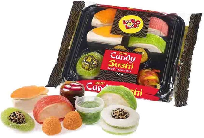 Look-o-Look Mini Candy Sushi - 7x 100 gram