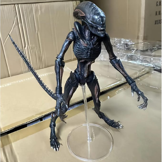 Nieuw - NECA Alien Romulus Figuur Hoge Kwaliteit Versie Bureau Decoratie Verrassingscadeau gray