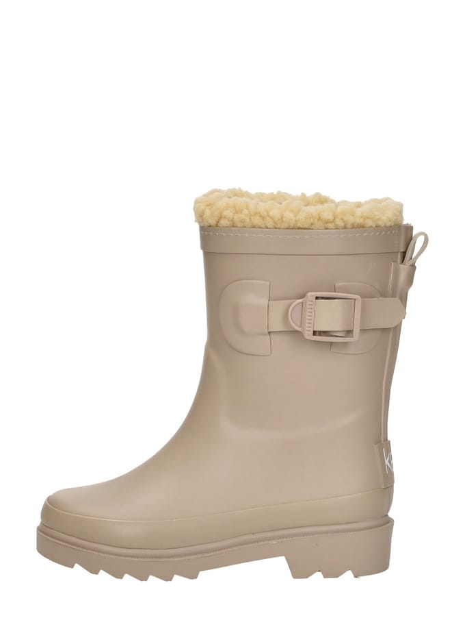 KEQ Rainboots Fur Kinderlaarzen - Beige - Maat 31/32
