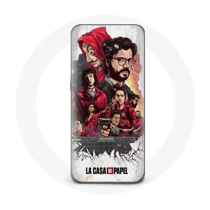 Coque pour Samsung Galaxy A3 2016 La Casa De Papel affiche art