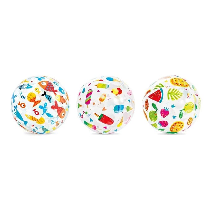 Opblaasbaar gedrukt kind ballon Intex (x3)