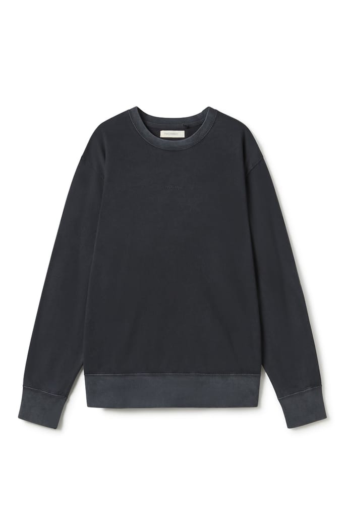 TWOTHIRDS Babar Sweatshirt Deep Stone Maat: S | Sweaters Outlet | Heren | Blauw