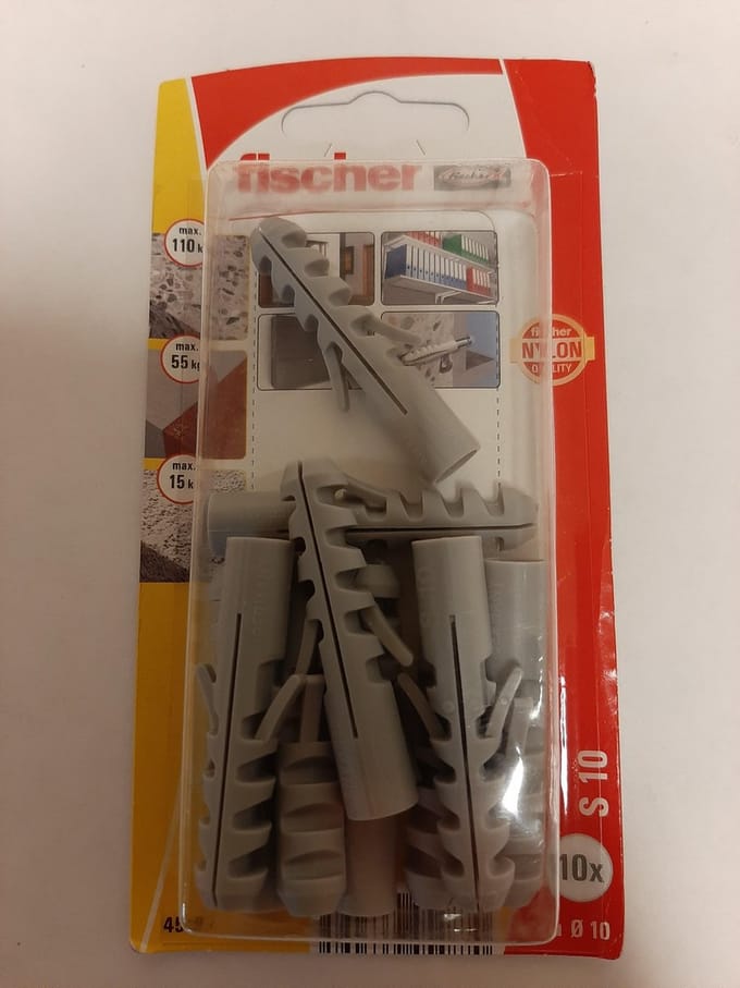 Fischer plug S10 10stuks