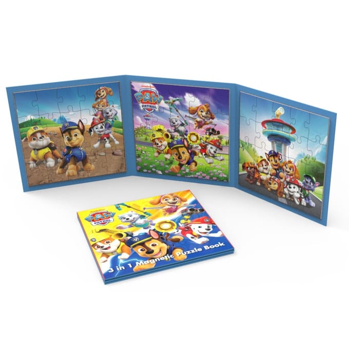 Spin Master – Puzzelboek – 3x20 Magnetische Puzzels – 17x17 cm