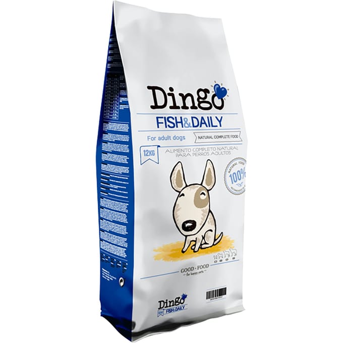 12kg Dingo Vis & Daily Droogvoer voor honden