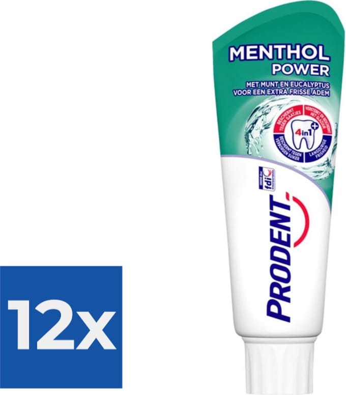 Prodent Menthol Power 75 ml - Voordeelverpakking 12 stuks