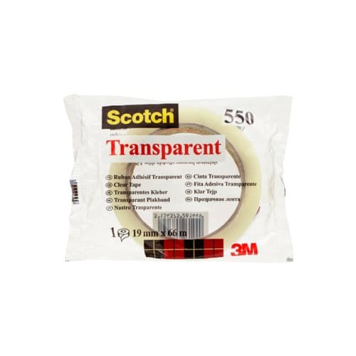 Scotch® Transparante Tape, Individueel Flowpack + Toren, 19 mm x 66 m