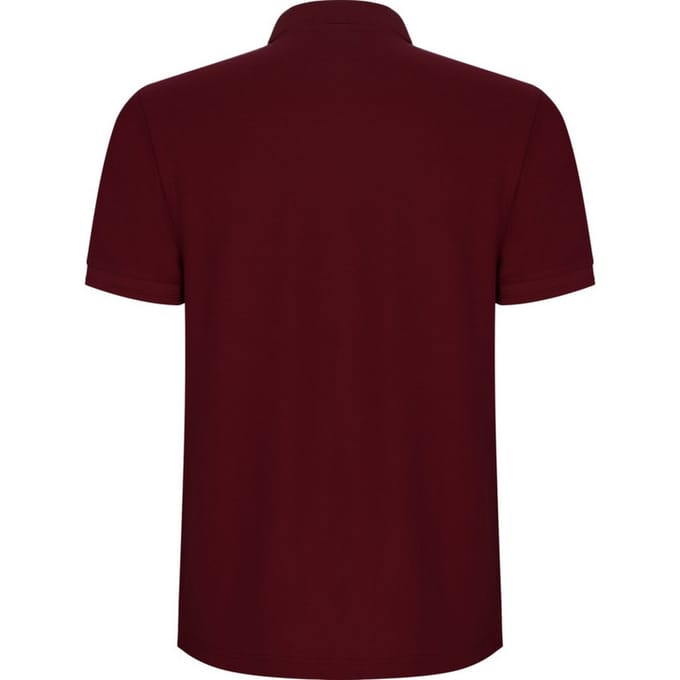 Roly Heren Pegaso Premium Effen Polo Shirt (Granaatrood)