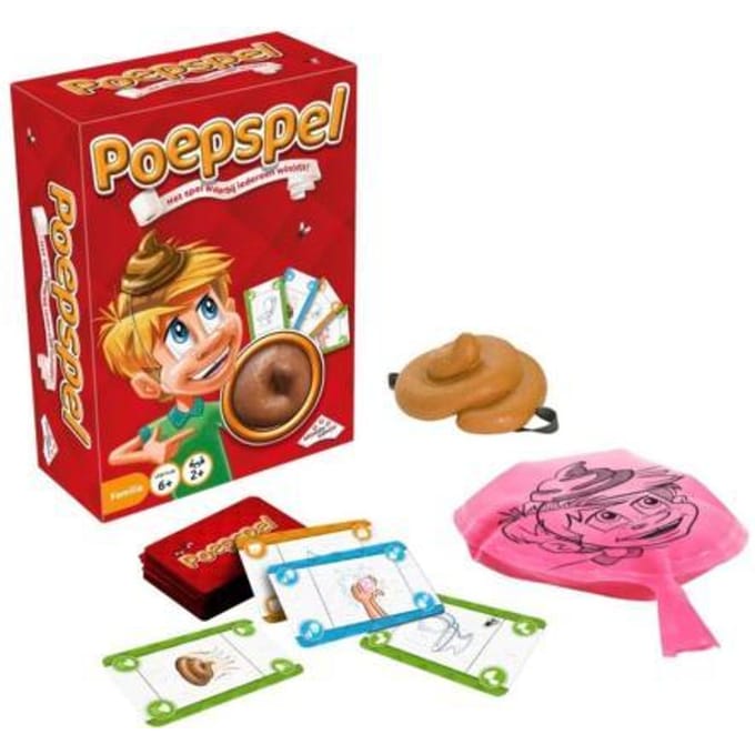 Het Poepspel (Kleine editie) - Kinderspel - Grappig reactiespel met drollenpret