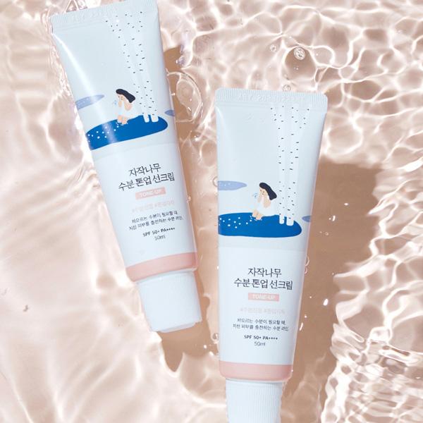 ROUND LAB Berkensap Hydraterende Tone-up Zoncrème SPF 50+ PA++++(4 Opties) 2PCS
