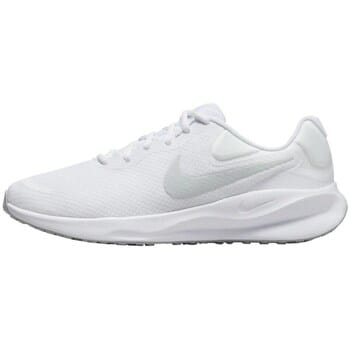 Nike Revolution 7 - Hardloopschoenen - Maat 40 - Wit/Wit/Pure Platinum / Wit - Revolution - Hardlopen - Heren Hardloopschoenen