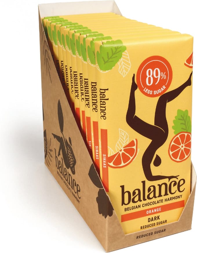 Balance | Tablet | Puur | Sinaasappel | 12 stuks | 12 x 100 gram