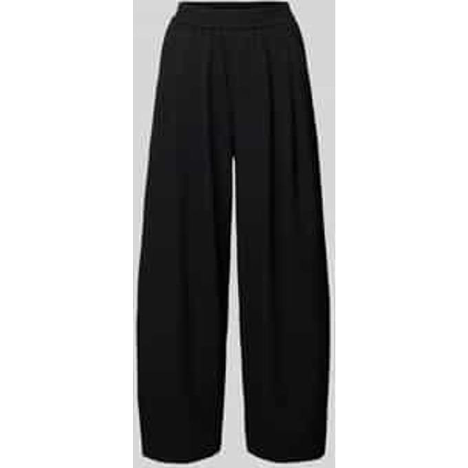 Loose fit bandplooibroek met Met viscose Model 'MARIELA LIFE'