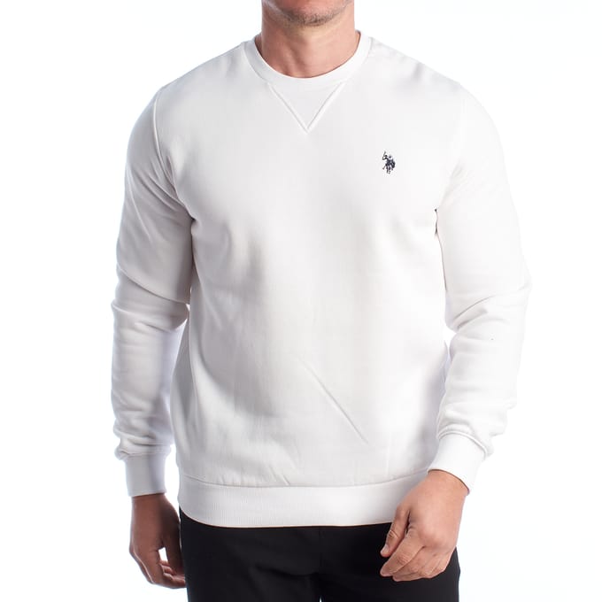 Herren-Fleece-Sweatshirt mit Rundhalsausschnitt US42187035