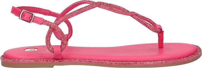 La Strada Sandaal Roze Glitter Synthetisch - Damesschoenen - Maat - 41