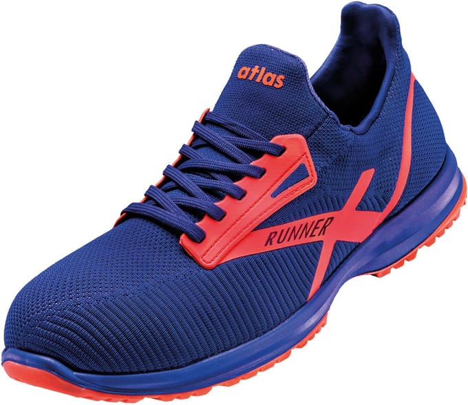 Atlas Schoen Runner 45 S1P - Neon Blauw - 45