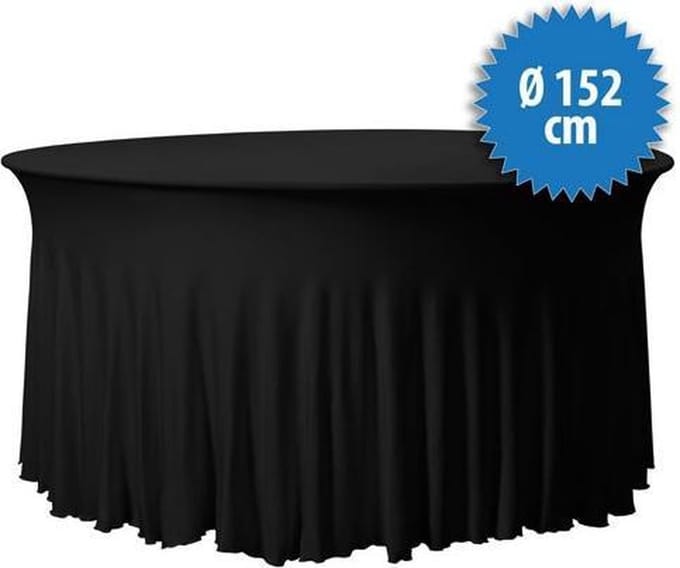 Cover Up Tafelrok Surf - Ø152cm - Zwart