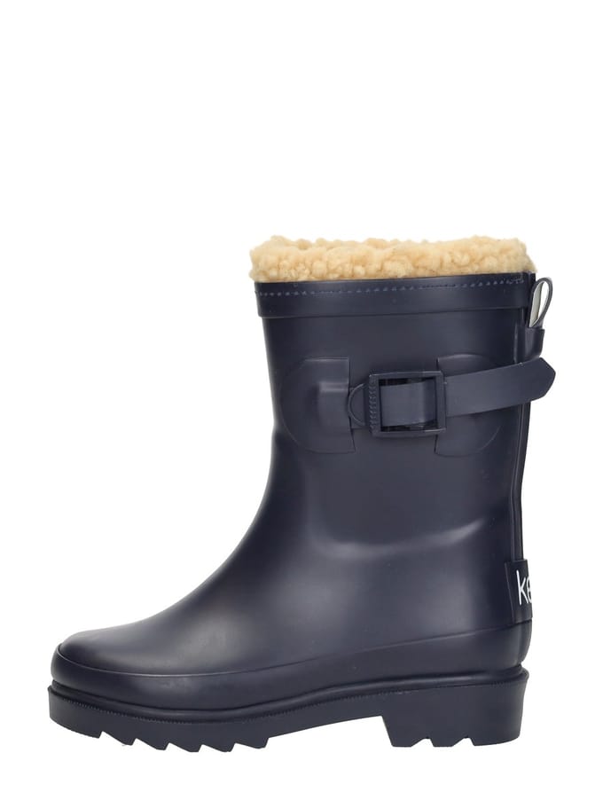 KEQ Rainboots Fur Kinderlaarzen - Blauw - Maat 35/36