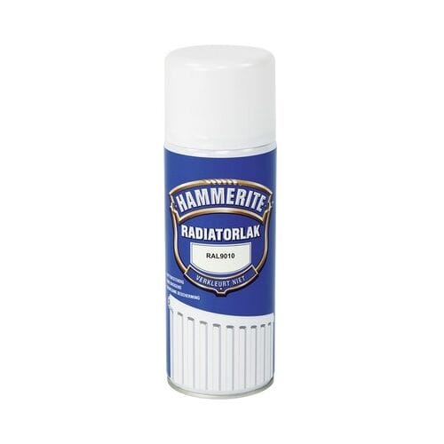 Hammerite - Radiatorlak (Spray) - Ral 9010 - 400 Ml