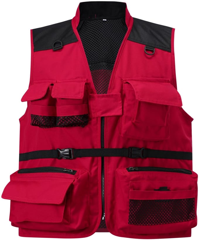 YOUTHUP Heren Functioneel vest voor buiten - Schouder antislip - M