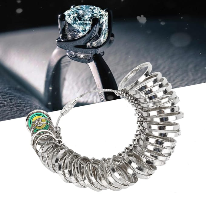 Ringmaten Ringmeetinstrument Sieraden Ringmaatmeter Sieradengereedschap Honkong Maat gray