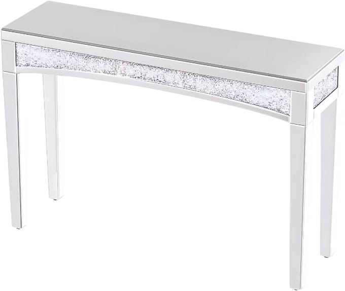 Consoletafel Blingi - Haltafel - Wandtafel - Zilver - Sidetable - 120cm - Modern