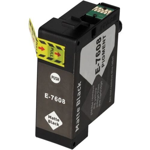 PrintAbout Inktcartridge T7608 Mat-zwart geschikt voor Epson