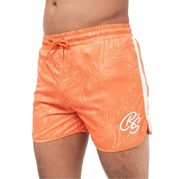 Crosshatch Heren Salsola Zwemshort (Oranje)