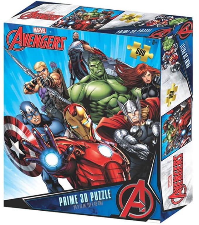 Prime 3D Avengers - Prime 3D Puzzel (500)