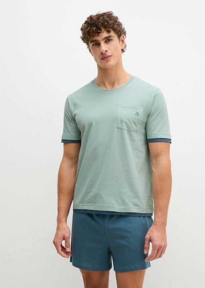 MARC O’POLO Lounge T-shirt gray mist small