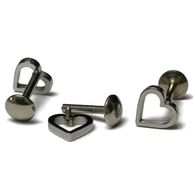Helixpiercing hart - Tijdloze stijl - Oorpiercing