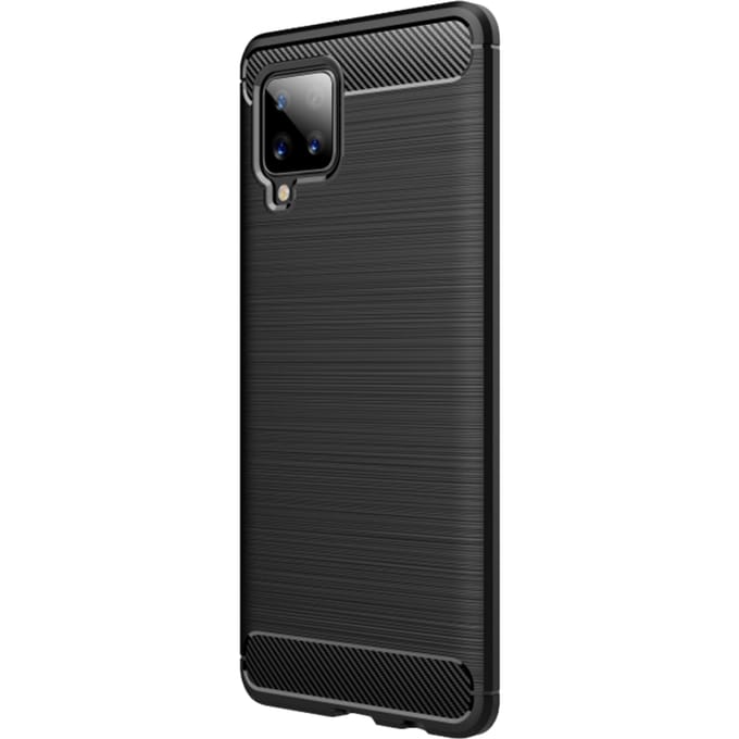 Mocaa Samsung Galaxy A42 Schokbestendig Slank Hoesje Zwart