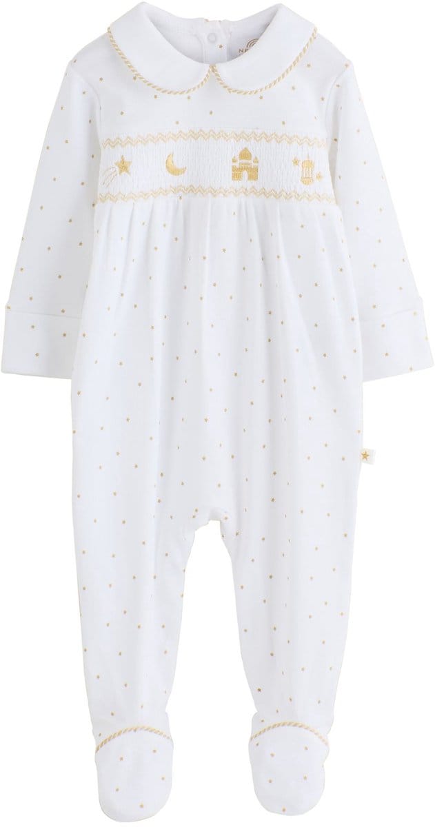 Next - Pasgeboren unisex - Eid babypyjama - Wit