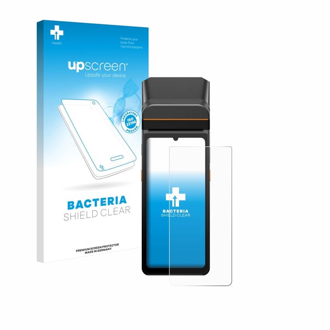 upscreen - Screenprotector voor Sunmi V3 A13 - Folie Beschermfolie transparant antibacterieel