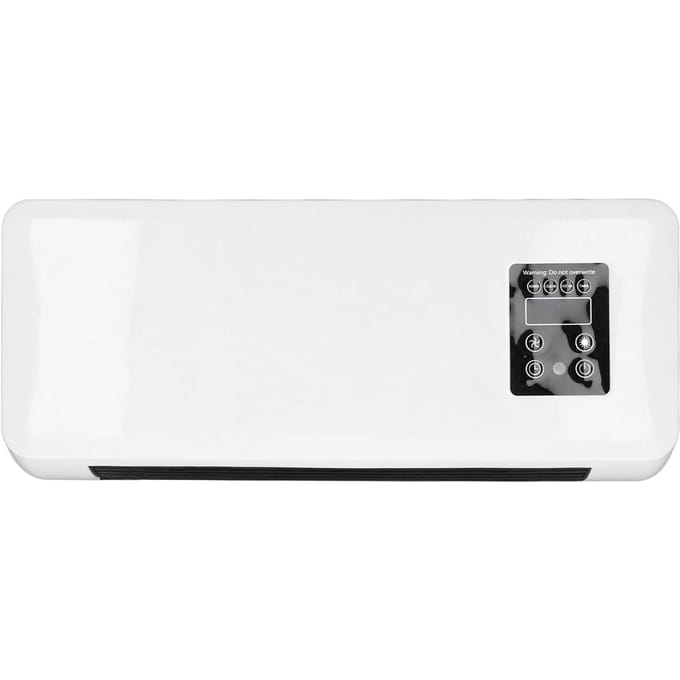 Wandmontage Airconditioner Verwarming Verstelbaar Twee Modi Draagbaar Touchscreen Wandmontage Airconditioner Verwarming voor Kantoor white