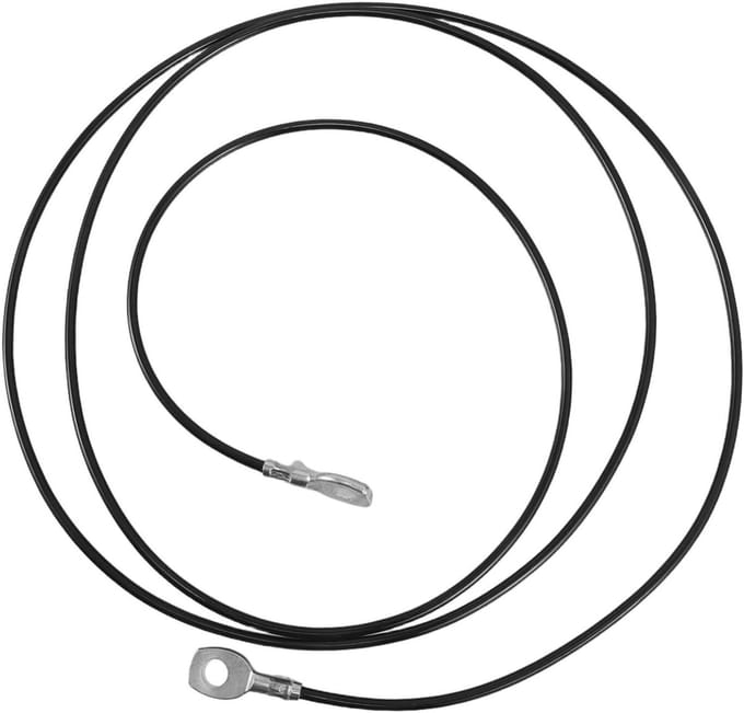Fitness Kabel - Stalen Draad - Thuisgewichttraining - Soepel Werkend - 250 cm - Zwart