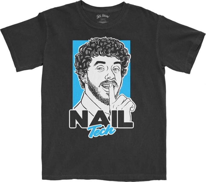 Jack Harlow - Nail Tech Heren T-shirt - S - Zwart