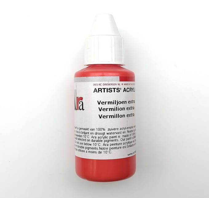 Acrylverf Ara 100ml - Vermiljoen extra - D148