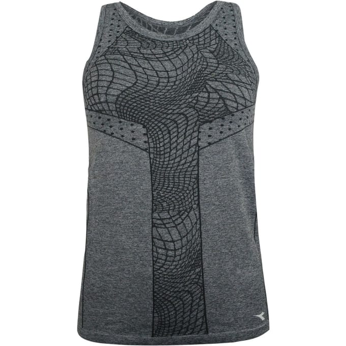 Diadora Naadloze Tank Top Dames Strak Gym Hardloop Vest 170380 C2815