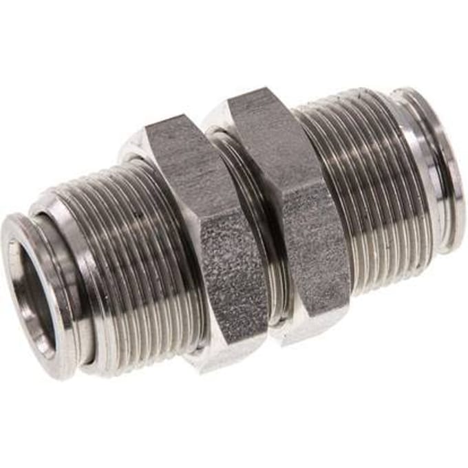 10mm RVS Insteekfitting Schotdoorvoer FKM