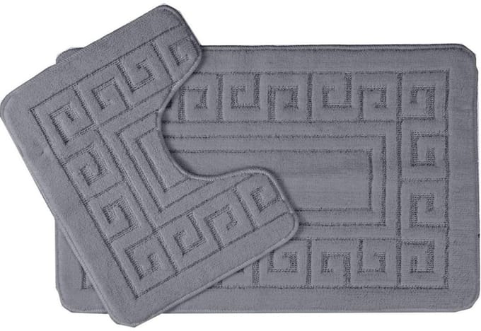Badmat Anti Slip - Douchemat - Bathroom Mats - Grijs