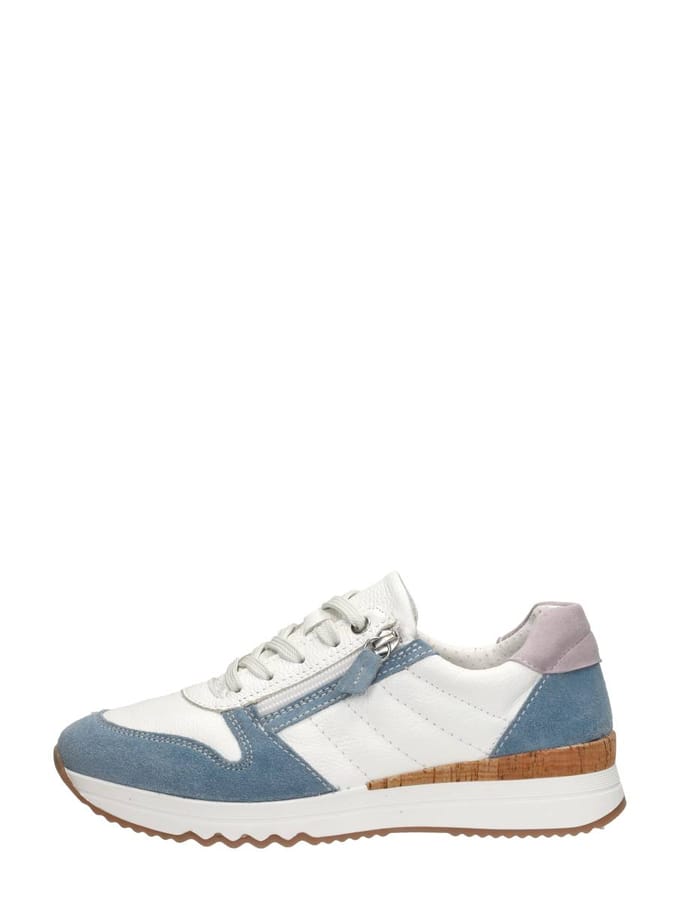 SUB55 Comfort Collection Claire 25 Sneakers Laag - licht blauw - Maat 36
