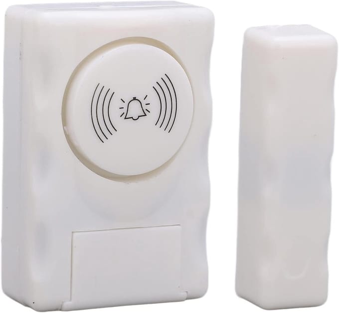 Deur Raamsensor - Alarm Systeem - Extra Beveiliging - 105dB Luid Alarm - 7mm Detectie - Wit