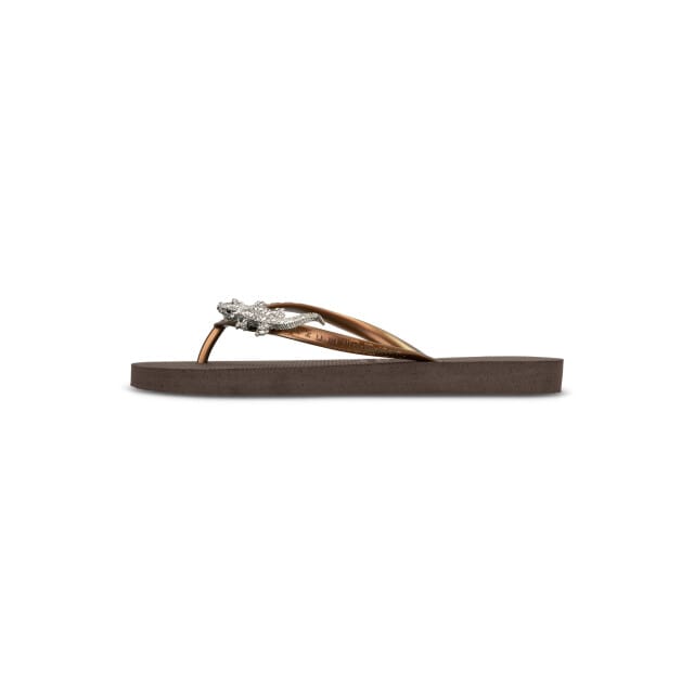 Uzurii | Teenslippers | Dames | Koffie | Maat 35/36