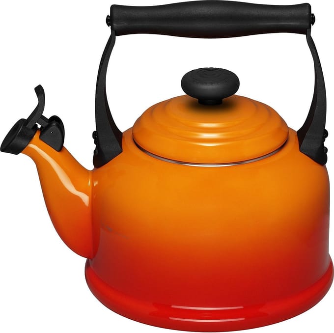 Le Creuset Tradition Fluitketel - 2.1 l - Oranje/Rood