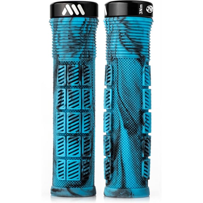 ALL MOUNTAIN STYLE AMS Fietshandvatten Rise Grips Blauw Camo blue