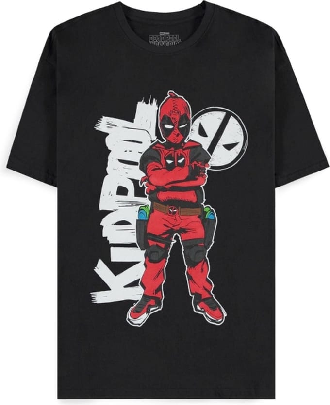 Marvel Deadpool - Kidpool Boy Stance Heren T-shirt - 2XL - Zwart