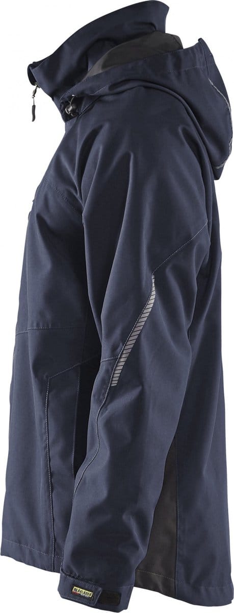 Blåkläder 4890-1977 Lichtgewicht functionele jas Donker marineblauw/Zwart maat 4XL